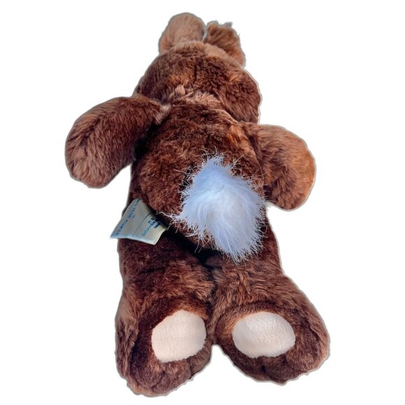 Build A Bear Soft Plush Brown Bunny Rabbit White Tail & Ears Stuffed Animal 12" - Picture 3 of 9